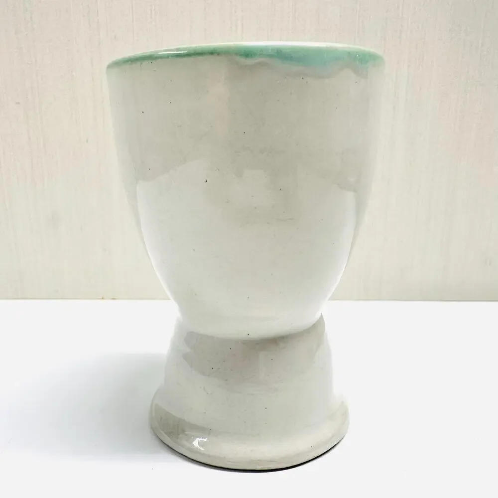 Vintage M.A. Hadley Pottery Double Egg Cup Blueberry Bouquet Pattern
